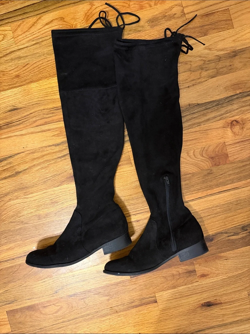Women's Black Over-the-Knee Riding Boots 8.5